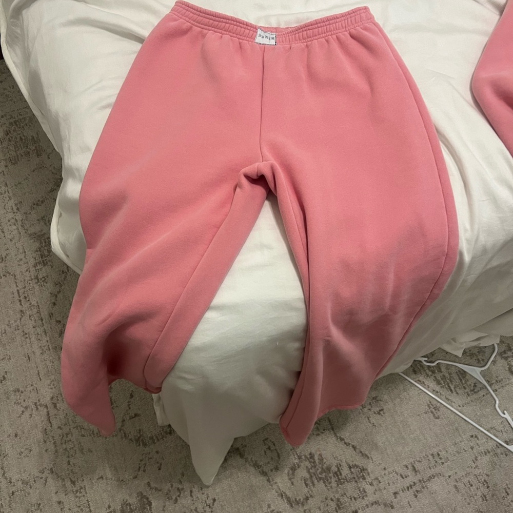 Parke 2026 Valentines Drop Blush Sweatpants (matching mock neck on closet)